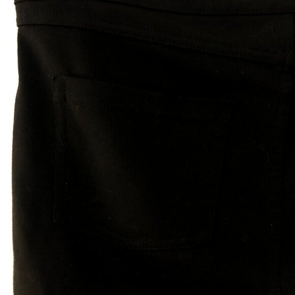 3/$25 ❥Joe Fresh Equestrian Skinny Stretch Pants Faux Leather Trim Size 10 Black - Picture 6 of 11